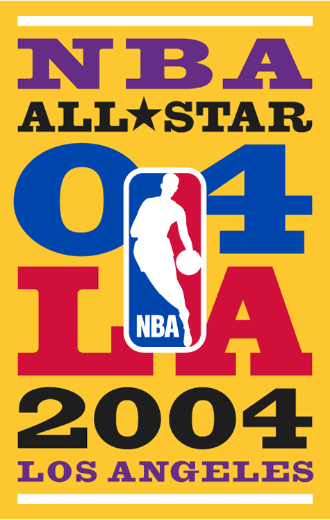 NBA All-Star Game 2004 Primary Logo DIY iron on transfer (heat transfer)